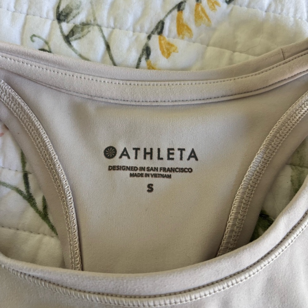 Athleta Tie-Dye Crop Tanks in Pink/Orange/Blue and Brown Variations - Picture 4 of 4